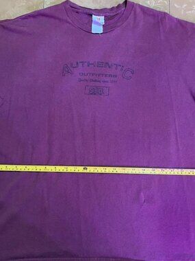 Vintage Y2K Six Flags Purple Tee | Theme Park Graphic | Mens XXL